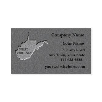 West Virginia   carved stone look