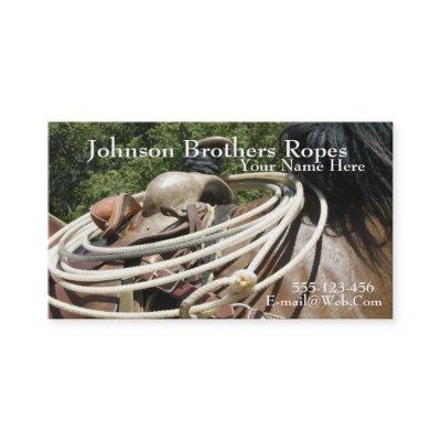 Western Horse Saddle Rope  Template