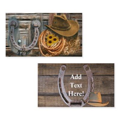 Western Horseshoe Cowboy Hat Lasso
