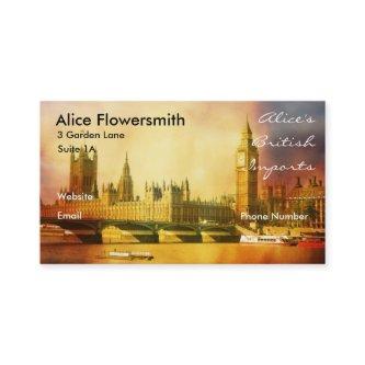 Westminster Palace and Bridge with Big Ben