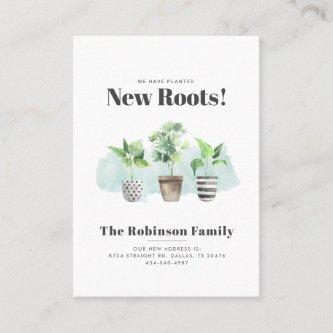 We've Moved Boho New Roots Moving Announcement