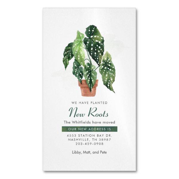 We've Moved Botanical Boho Moving Announcement  Magnet