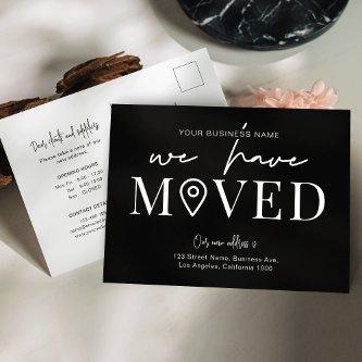 We've Moved Minimal Business Office Address Change Postcard