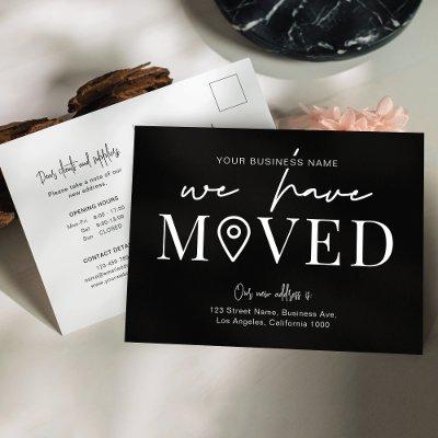 We've Moved Minimal Business Office Address Change Postcard