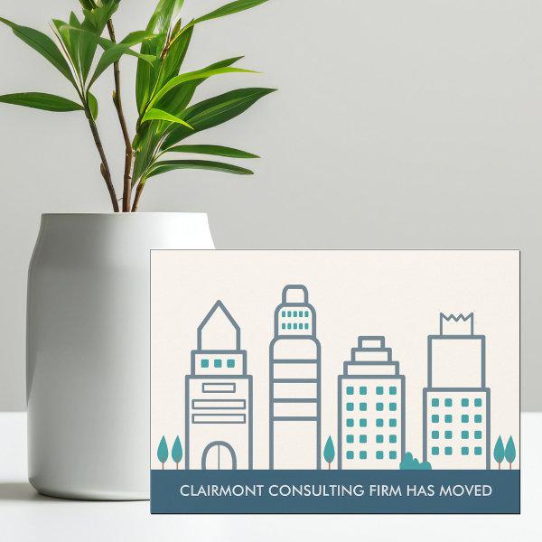 We've Moved New Office Modern Skyline Moving Announcement