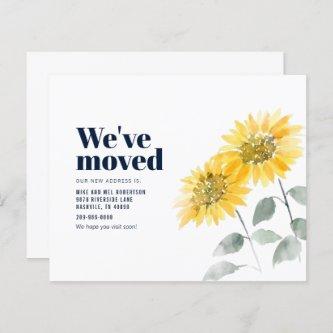 We've Moved Sunflower Floral Moving Announcement
