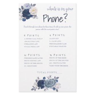 What is on your Phone? Game Card Flyer