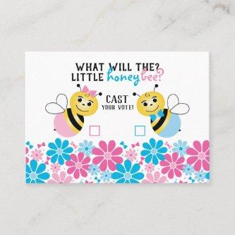 What Will The Little Honey Bee Voting Cards