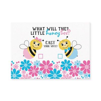 What Will The Little Honey Bee Voting Cards