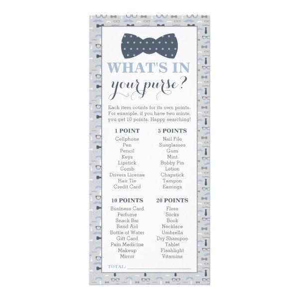 What's In Your Purse Game, 25 Pack Rack Card