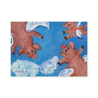 When Pigs and a Piglet Fly