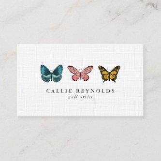 Whimsical Butterflies Nail Artist Designer