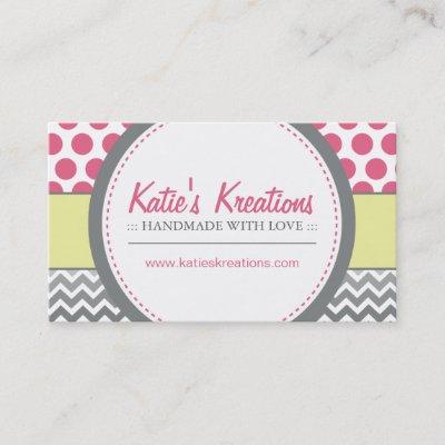 Whimsical Chevron and Dots