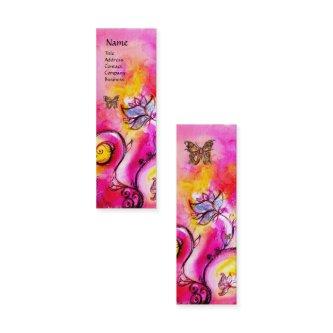 WHIMSICAL FLOWERS AND GOLD  BUTTERFLY MINI