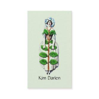 Whimsical Gardener Woman Of Flowers
