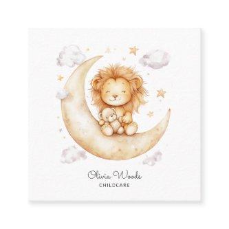 Whimsical Lion Cub Childcare