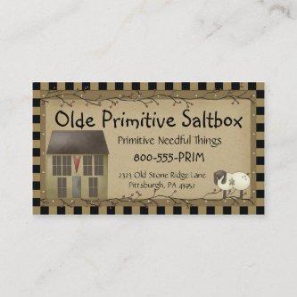 Whimsical Primitive Saltbox House