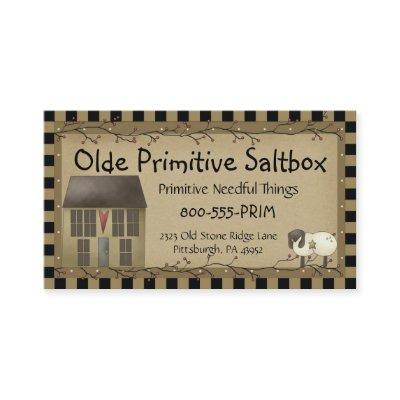 Whimsical Primitive Saltbox House