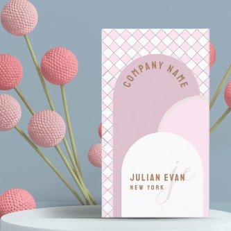 Whimsical Retro Arch Dusty Pink