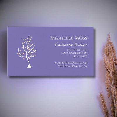 Whimsical Tree of Life Drawing Lavender Purple