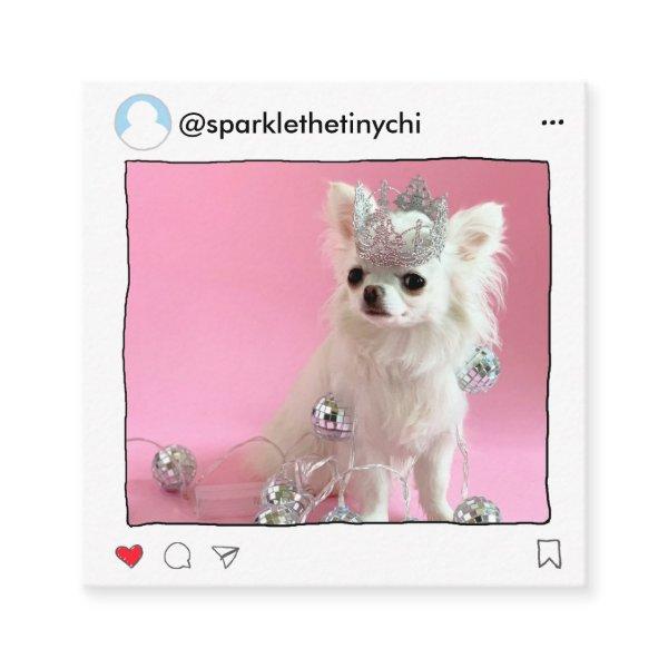 Whimsical Trendy Instagram Influencer QR Code Square