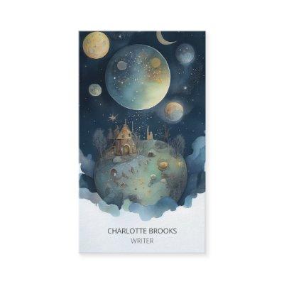Whimsical Watercolor Fantasy Author Writer