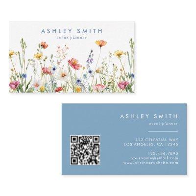 Whimsical Wildflower QR Code
