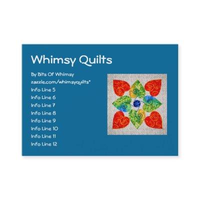 Whimsy Hearts Quilt - Block #1