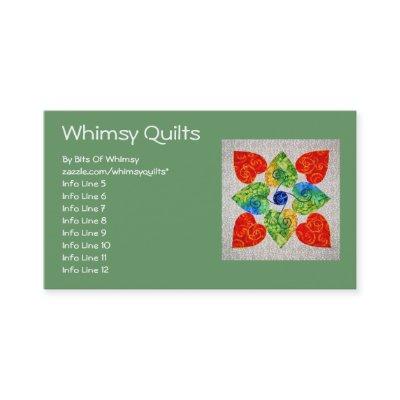 Whimsy Hearts Quilt - Block #1