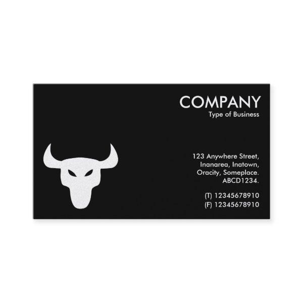 White and Black Steer Symbol - Alternating Sides