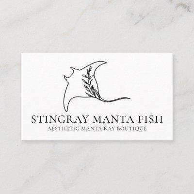 White Animal Fish manta ray stingray