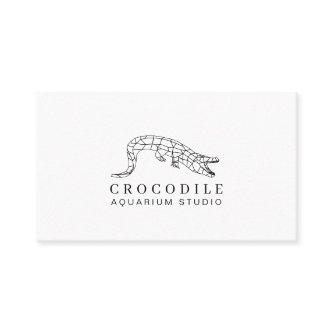 White Aquarium Crocodile Alligator