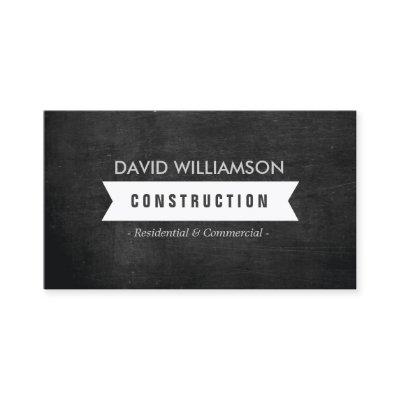 WHITE BANNER CONSTRUCTION, BUILDER, ARCHITECT LOGO