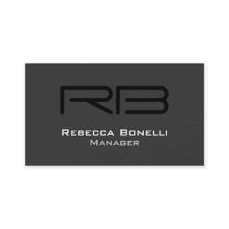 White Black Gray Monogram Manager