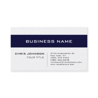 White Blue Contemporary Consultant