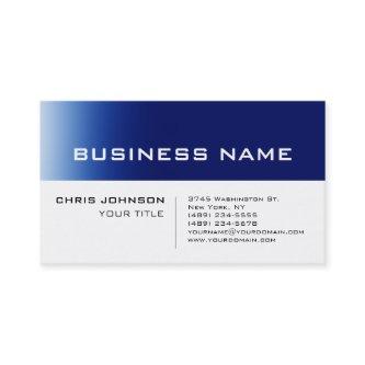White Blue Contemporary Consultant