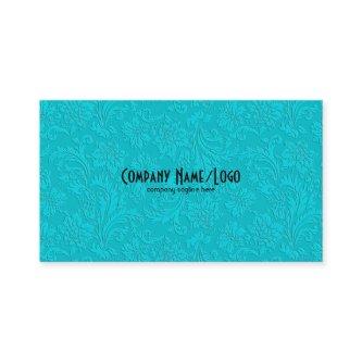 White & Blue Vintage Floral Damasks