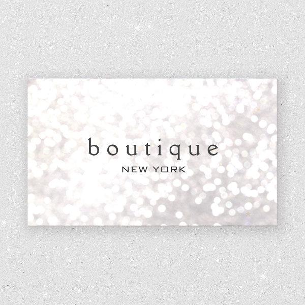 White Bokeh Glitter Modern Fashion & Beauty