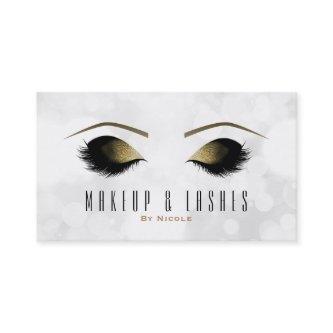 White Bokeh Lights Makeup Eyelashes Beauty Spa