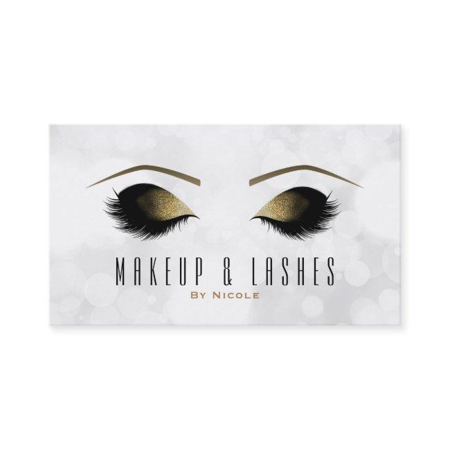 White Bokeh Lights Makeup Eyelashes Beauty Spa