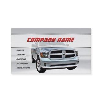 White Dodge Pickup