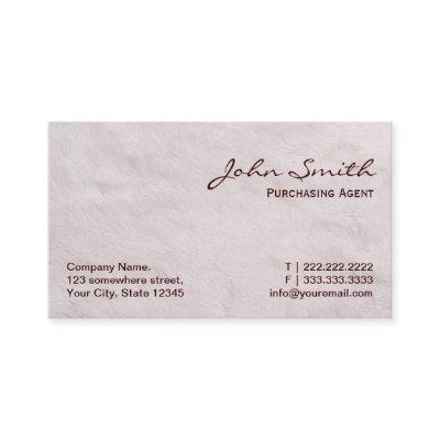 White Fur Purchasing Agent