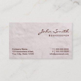 White Fur Texture Bookkeeper