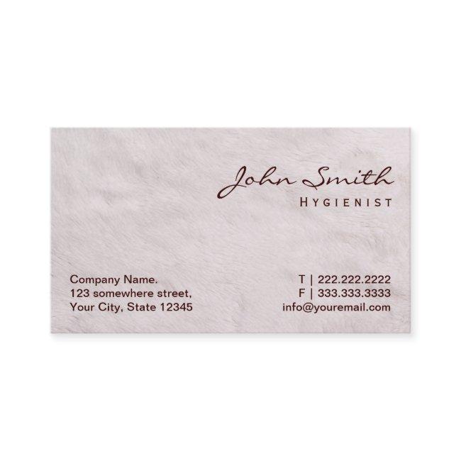 White Fur Texture Hygienist