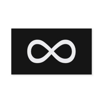 White Infinity Symbol