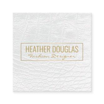 White Leather | Luxury Square