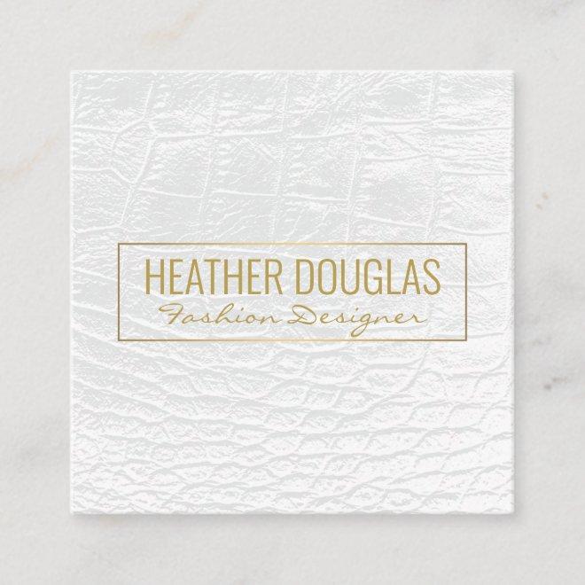 White Leather | Luxury Square