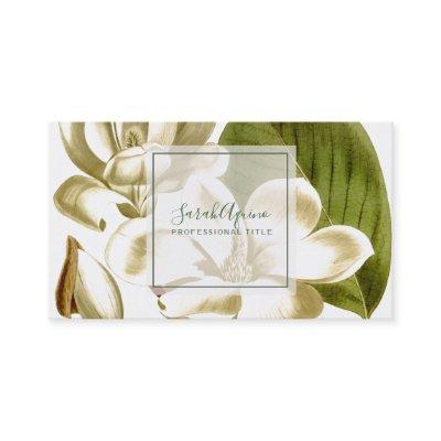 White Magnolias Floral