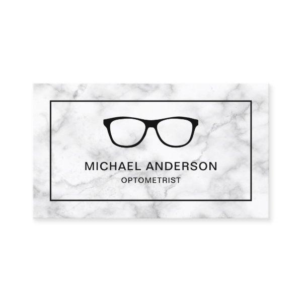 White Marble Eyeglasses Eye Doctor Optometrist