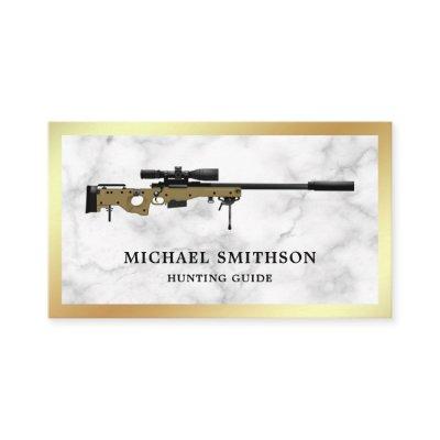 White Marble Sniper Rifle Gun Shop Gunsmith